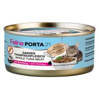 Konzerva pro kočky - Feline Porta 21 - tuňák se šprotem 90 g