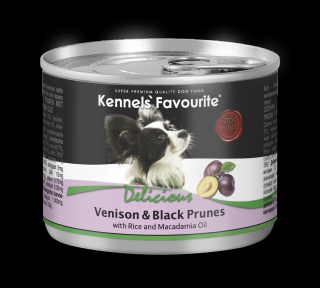 Konzerva pro psy - Kennels' Favourite zvěřina + švestky s makadamovým olejem 200 g