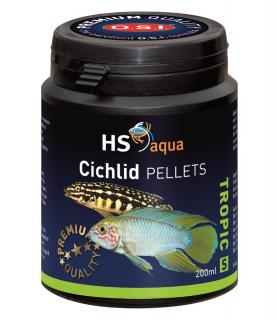 Krmení pro akvarijní ryby - O.S.I. Cichlid pellets 200 ml