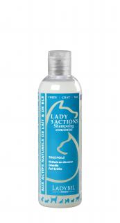 Lady 3 Actions 200 ml  šampon pro psy a kočky s kondicionérem