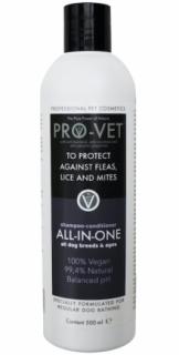 PRO-VET all-in-one šampon a kondicionér 500 ml