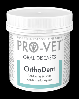 PRO-VET OrthoDent pastilky pro psy na péči o dutinu ústní 90 ks