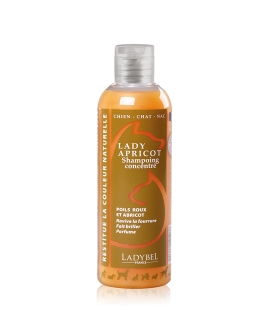 Šampon pro žlutohnědou srst Lady Apricot 200 ml  regenerační složení pro psy a kočky se žlutohnědou srstí