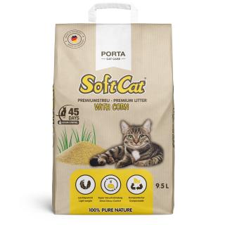 Stelivo pro kočky SoftCat kukuřice 9,5 l  Ekologické stelivo pro kočky z kukuřice