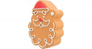Vánoční perníčky - figurky se zvukem, latex, 11cm  zábavná hračka pro chlupáče Perníček: Santa