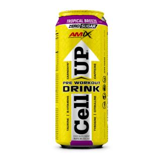 Amix CellUP PreWorkout Drink 500 ml Příchuť: tropické ovoce