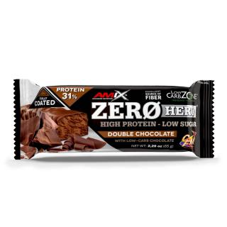 Amix Zero Hero 31% Protein Bar 65 g Příchuť: dvojitá čokoláda