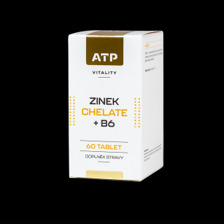 ATP Vitality Zinek Chelate + B6 60 tbl