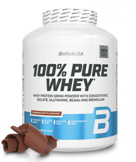 BioTech 100% Pure Whey 2270 g Příchuť: čokoláda