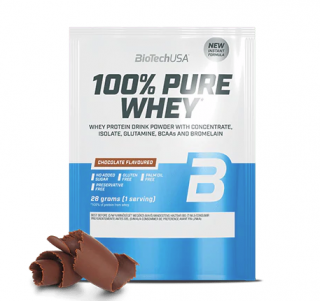 BioTech 100% Pure Whey 28 g chocolate Příchuť: čokoláda