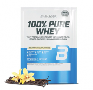 BioTech 100% Pure Whey 28 g chocolate Příchuť: vanilka