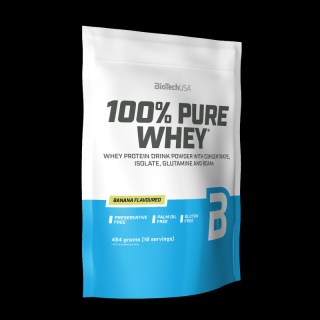 BioTech 100% Pure Whey 454 g Příchuť: banán