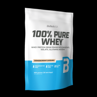 BioTech 100% Pure Whey 454 g Příchuť: černé sušenky