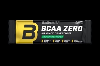 BioTech BCAA Zero 9 g Příchuť: kiwi-limeta