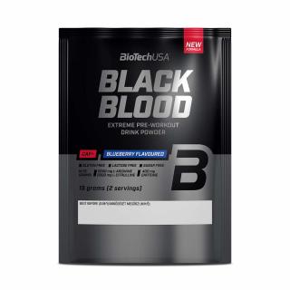 BioTech Black Blood CAF+ 15 g Příchuť: borůvka