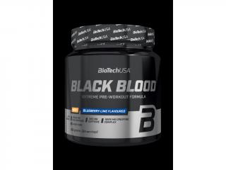 BioTech Black Blood NOX+ 330 g Příchuť: borůvka-limeta