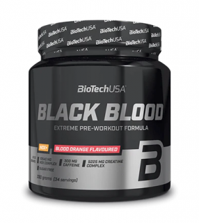 BioTech Black Blood NOX+ 330 g Příchuť: krvavý pomeranč
