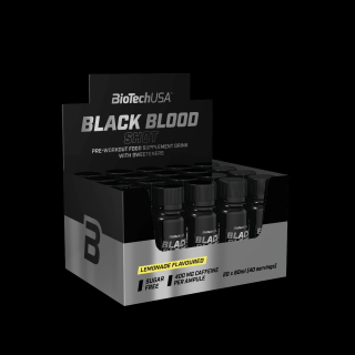 BioTech Black Blood Shot 20 x 60 ml Příchuť: limonáda