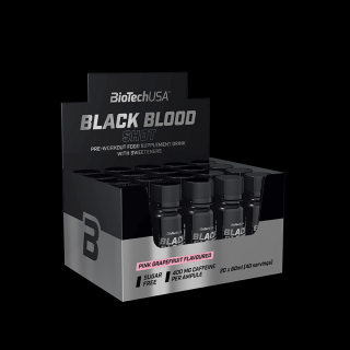 BioTech Black Blood Shot 20 x 60 ml Příchuť: růžový grep