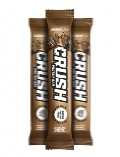 BioTech Crush Protein Bar 64 g Příchuť: čokoládové brownies