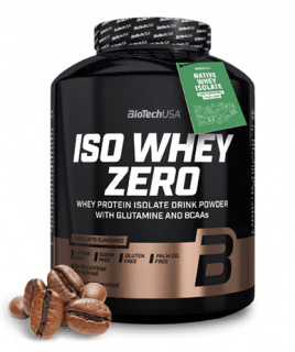 BioTech Iso Whey Zero 2270 g Příchuť: káva latte