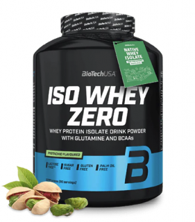 BioTech Iso Whey Zero 2270 g Příchuť: pistácie