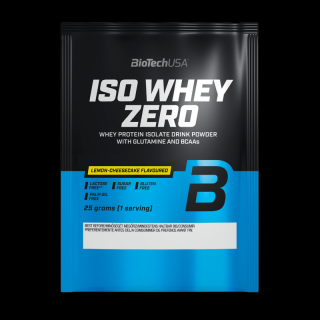 BioTech Iso Whey Zero 25 g Příchuť: citronový cheesecake