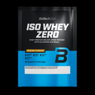 BioTech Iso Whey Zero 25 g Příchuť: lískové oříšky