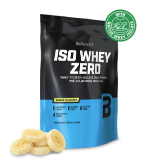 BioTech Iso Whey Zero 500 g Příchuť: banán