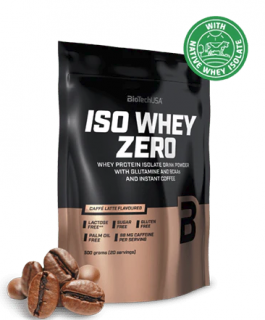 BioTech Iso Whey Zero 500 g Příchuť: káva latte