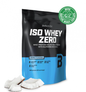 BioTech Iso Whey Zero 500 g Příchuť: kokos