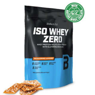 BioTech Iso Whey Zero 500 g Příchuť: slaný karamel