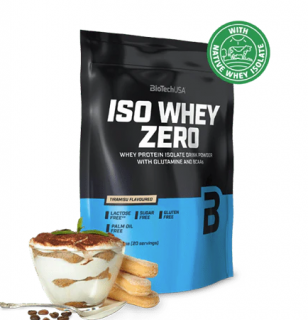 BioTech Iso Whey Zero 500 g Příchuť: tiramisu