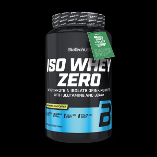 BioTech Iso Whey Zero 908 g Příchuť: banán