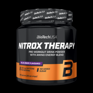 BioTech Nitrox Therapy 340 g Příchuť: modrý hrozen