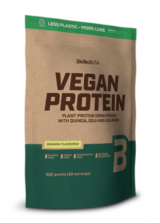BioTech Vegan Protein 500 g Příchuť: banán