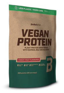 BioTech Vegan Protein 500 g Příchuť: lesní ovoce