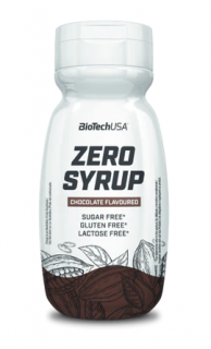 BioTech Zero Syrup 320 ml Příchuť: čokoláda
