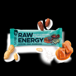 Bombus Raw Energy 50 g Příchuť: slaný karamel-arašídy