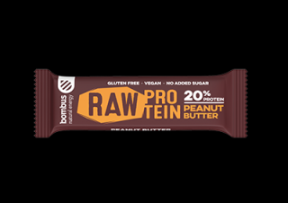 Bombus Raw protein 50g Příchuť: arašídové máslo