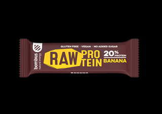 Bombus Raw protein 50g Příchuť: banán