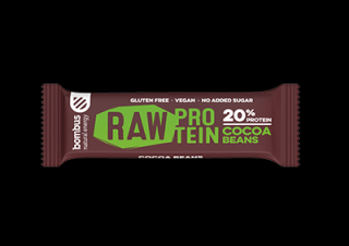 Bombus Raw protein 50g Příchuť: kakao