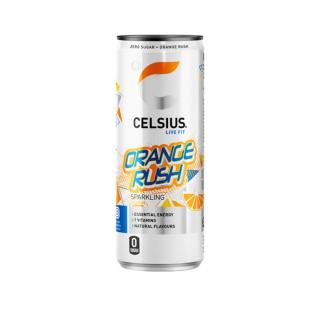Celsius Energy Drink 355 ml Příchuť: pomeranč