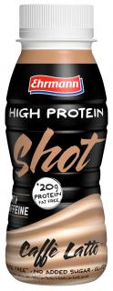 Ehrmann High Protein Shot 250 ml Příchuť: káva latte