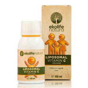 Ekolife Natura Liposomal Vitamin C 500 mg 100 ml pomeranč (Lipozomální vitamín C)