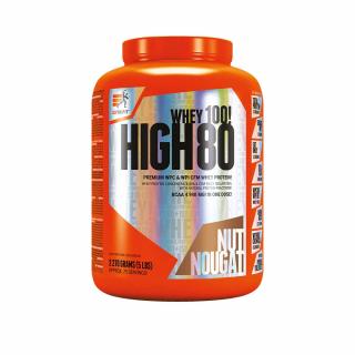 Extrifit High Whey 80 2270 g Příchuť: nugát