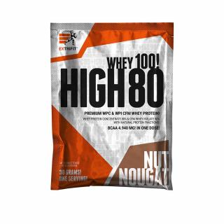 Extrifit High Whey 80 30 g Příchuť: nugát