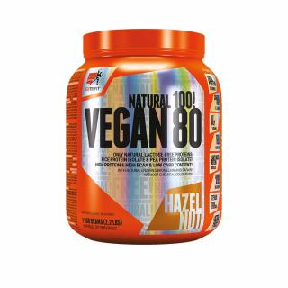 Extrifit Vegan 80 1000 g Příchuť: oříšek