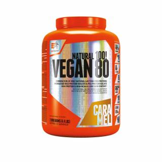 Extrifit Vegan 80 2000 g Příchuť: karamel