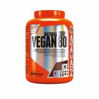 Extrifit Vegan 80 2000 g Příchuť: ledová káva
